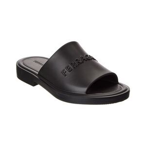Ferragamo Giuneva Jelly Sandal, Black
